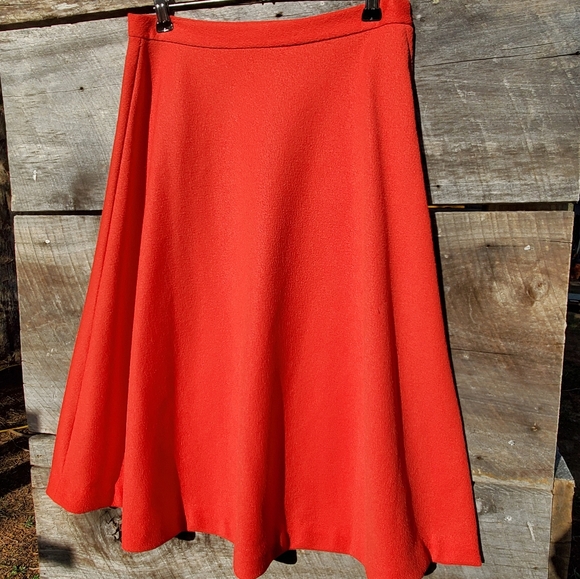 Vintage Dresses & Skirts - Vintage 60s Red Skirt